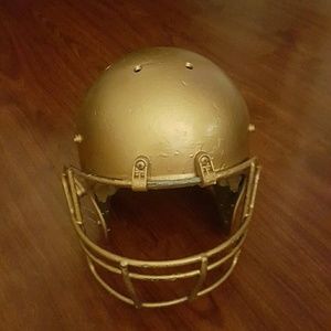 Football helmet gold